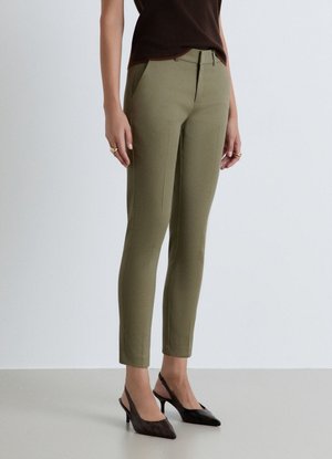 Calliope, PANTALONE LUNGO TINTA UNITA - Chino - verde kaki