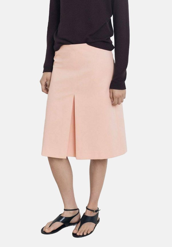 A-line skirt - pastelově růžová