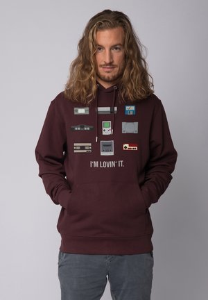 VIDEOGAMES - Hoodie - red brown