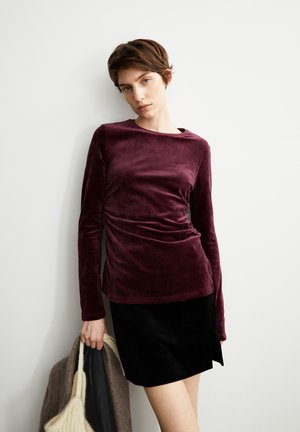 Longsleeve - dark cranberry