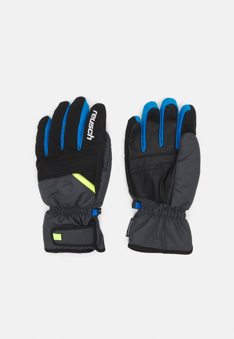 Reusch BRADLEY R-TEX® XT - Gloves - dark granite/safety yellow