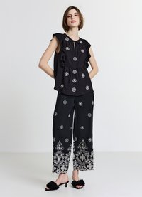 Calliope Stoffhose - var ultrablack