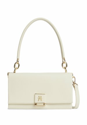 Tommy Hilfiger, TOMMY HILFIGER GLOBAL STRIPE TH MONOGRAM CROSSBODY BAG - Håndtasker - soft cream