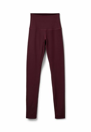 ADELASPO - Leggings - Byxor - burgundy