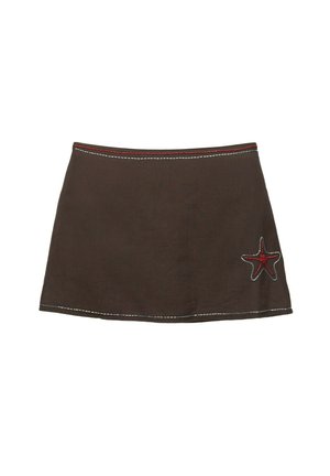 PULL&BEAR A-vonalú szoknya - brown