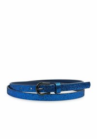 AVANT-GARDE PARIS SLEEK GLEAMING SNAKE PRINT - Riem - electric blue ...