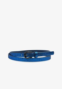 AVANT-GARDE PARIS SLEEK GLEAMING SNAKE PRINT - Riem - electric blue ...