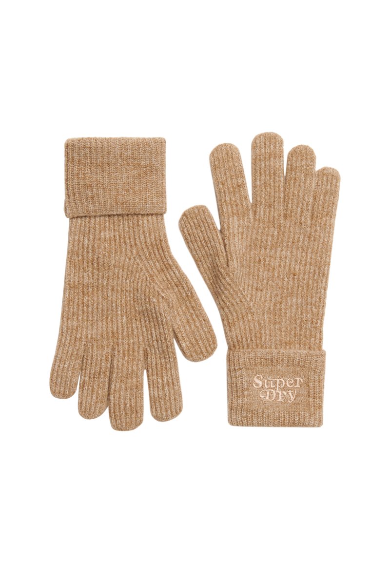 Superdry & Co SOFT - Gloves - toasted coconut brown