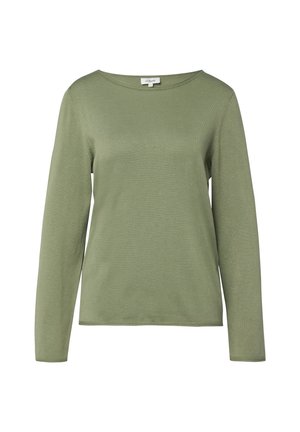 PULLOVER - Strickpullover - olivgrün