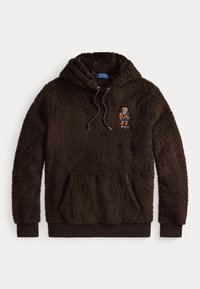 POLO BEAR PILE FLEECE HOODIE - Pulover iz flisa - antique brown