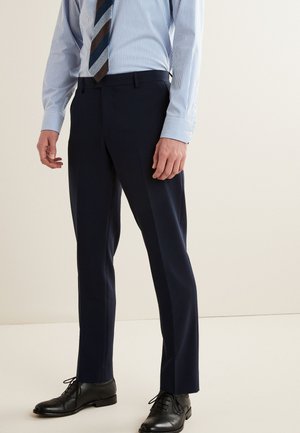 Next, REGULAR FIT - Oblekové nohavice - navy