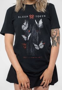 Paradiso Clothing SLEEP TOKEN BUTTERFLIES UNISEX - Print T-shirt - black