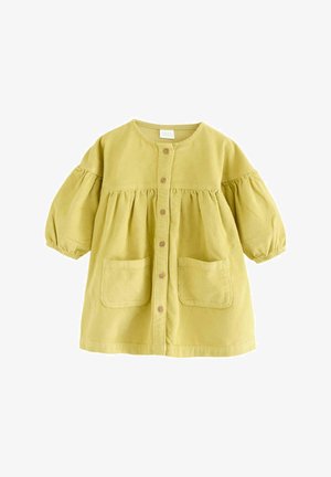 Next BUTTON THROUGH - Kreklkleita - citrine green cord