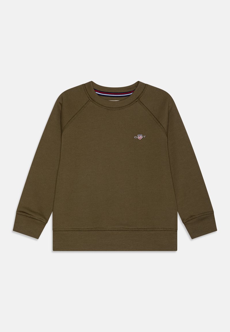 GANT SHIELD C NECK UNISEX - Felpa - juniper green