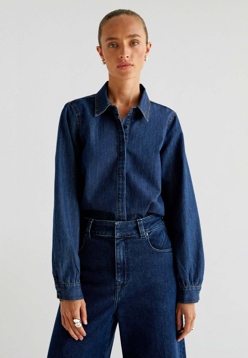 Scalpers Hemdbluse - indigo