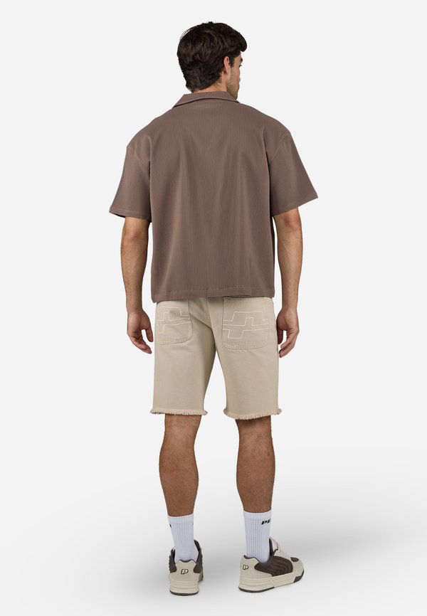 LEGRA - Denim shorts - washed light beige3