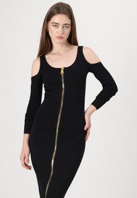 Elisabetta Franchi DRESS - Abito in maglia - nero