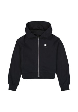 Sweater met rits - off black