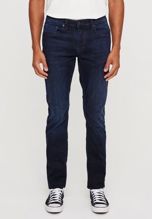 JONES - Traperice uskog kroja - dark-blue denim