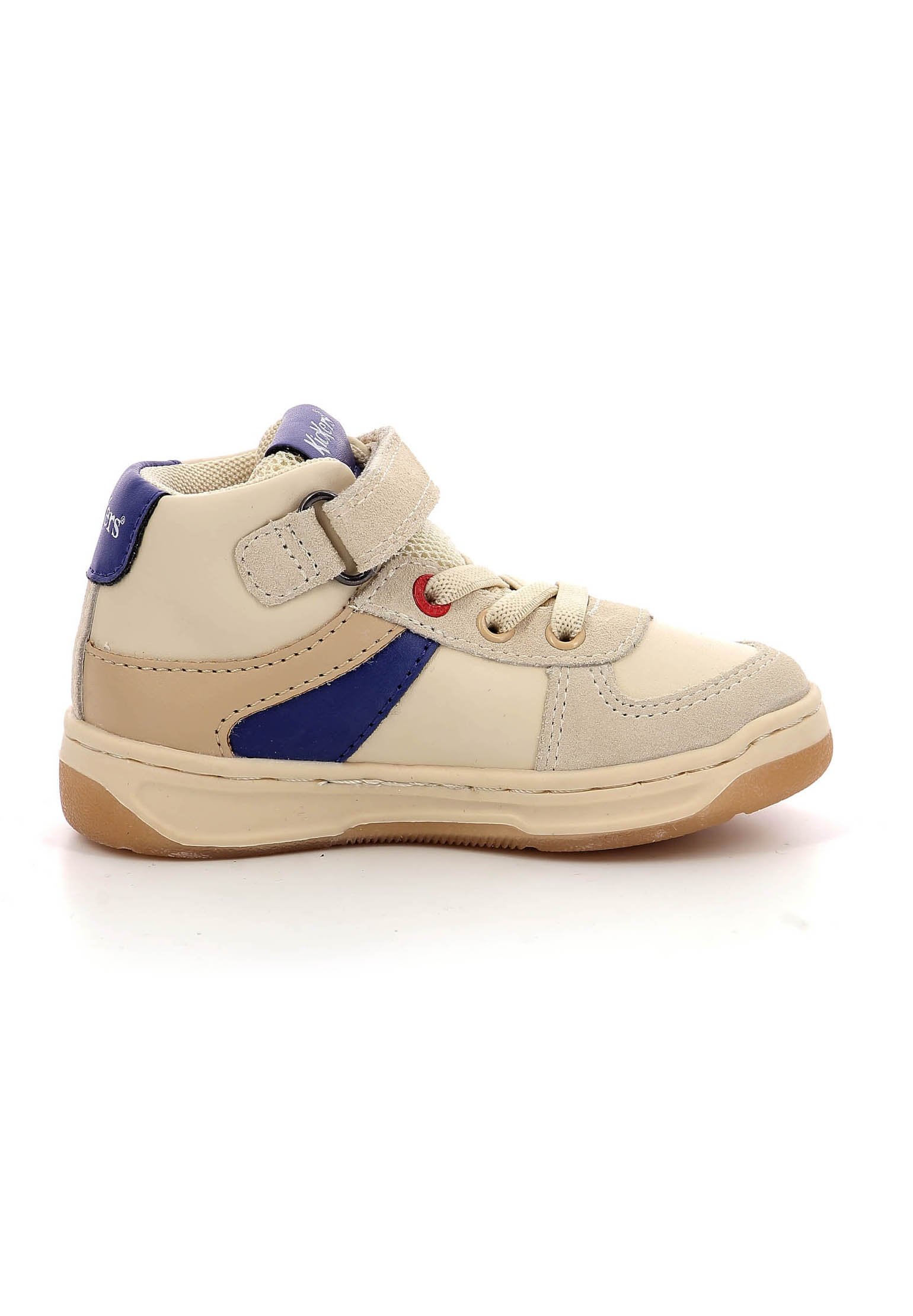 Chaussures Basses Kickers Bonbon Pour Garçon - Taille 22, Marine/turquoise/bleu, En Cuir, Occasion Très Bon état