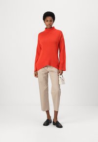 pure cashmere HIGH NECK  - Pulover - fall orange