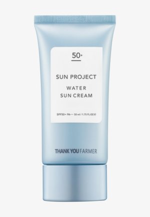 SUN PROJECT WATER SUN CREAM - Solcreme - black