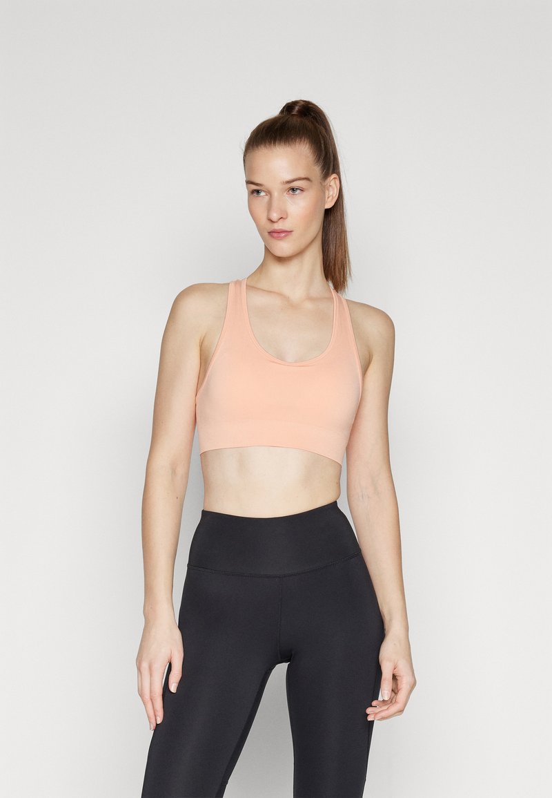 ONLY Play ONPDAISY-2 SEAM BRA  - Sport-BH mit mittlerer Stützkraft - salmon