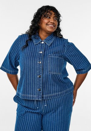 GESTREIFTE  - Chemisier - blue denim stripe