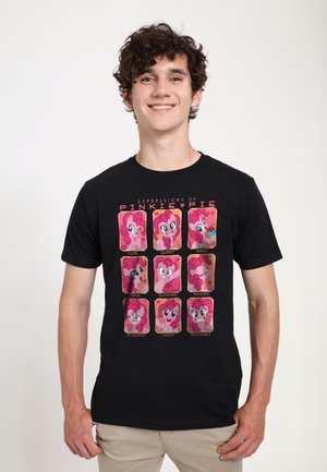 MY LITTLE PONY PINKIE PIE FACES - T-shirt print - black