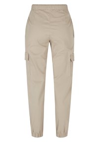 Urban Classics HIGH WAIST COMFORT - Pantalon cargo - softseagrass
