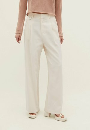 Housut - off white