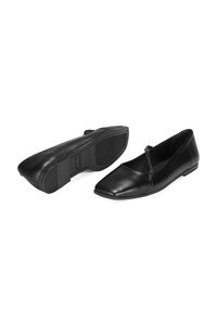 Desa Ballerina's met enkelbandjes - black