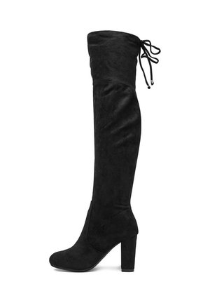 Üle põlve saapad - black