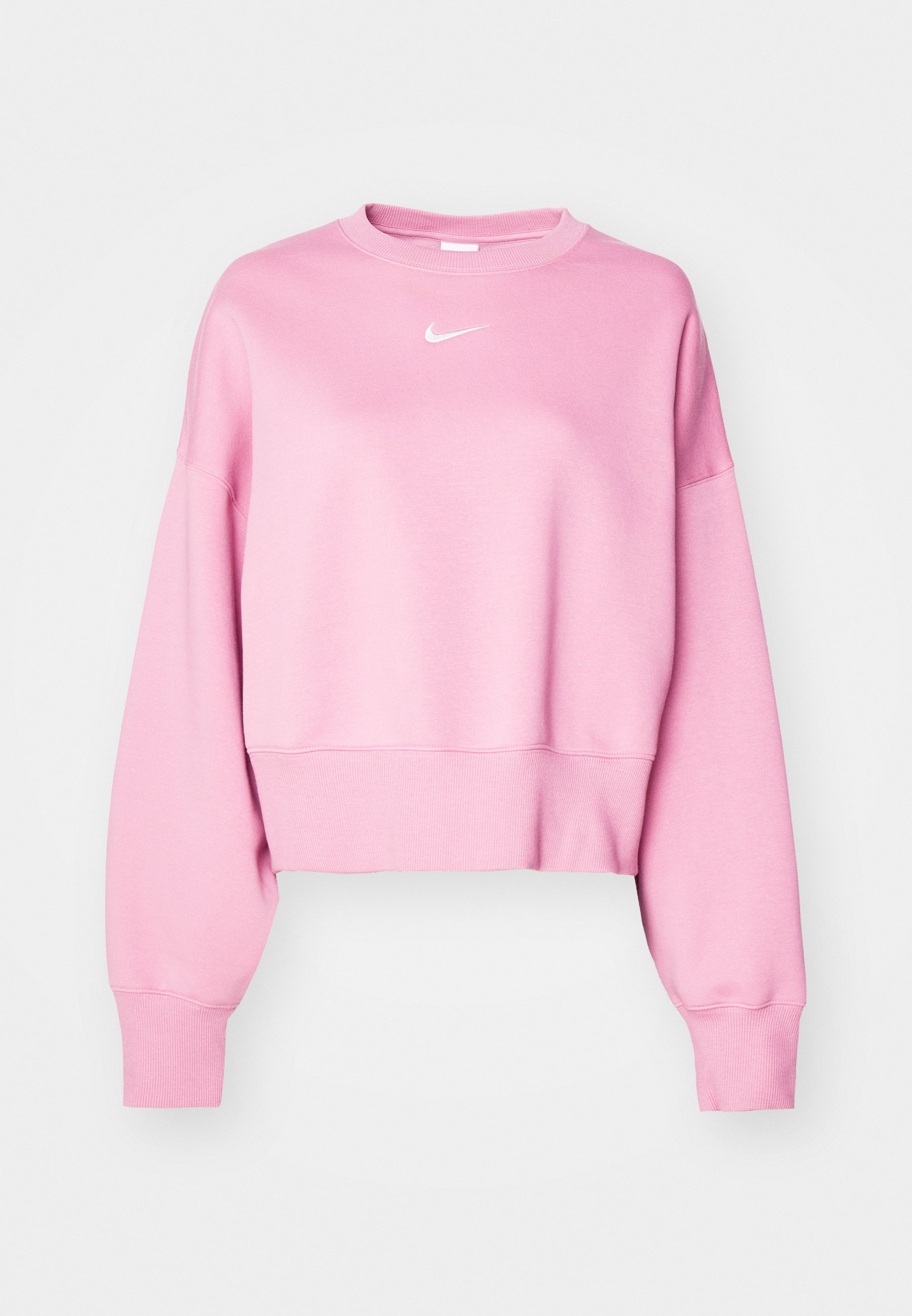 nike cropped sweatshirt pink