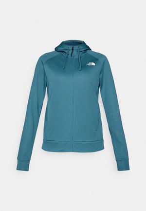 The North Face REAXION HOODED FULL ZIP JACKET - Sweatjakke - space dark heather
