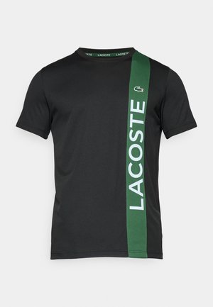 Lacoste Sport TENNIS  - Sport T-Shirt - black/green