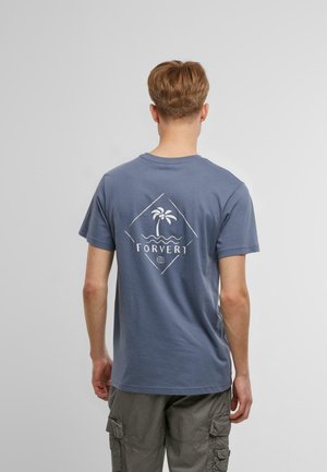 T-Shirt print - vintage blue