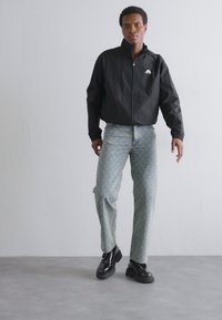 MARINE SERRE MOON LASER LOOSE - Džinsi ar taisnām starām - light beige