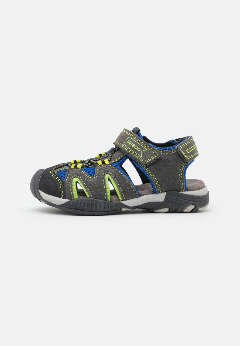 Friboo LEATHER - Walking sandals - dark grey