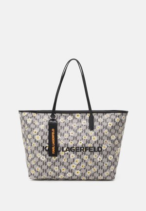 MONOGRAM FLOWER TOTE - Shopping Bag - grey/multi
