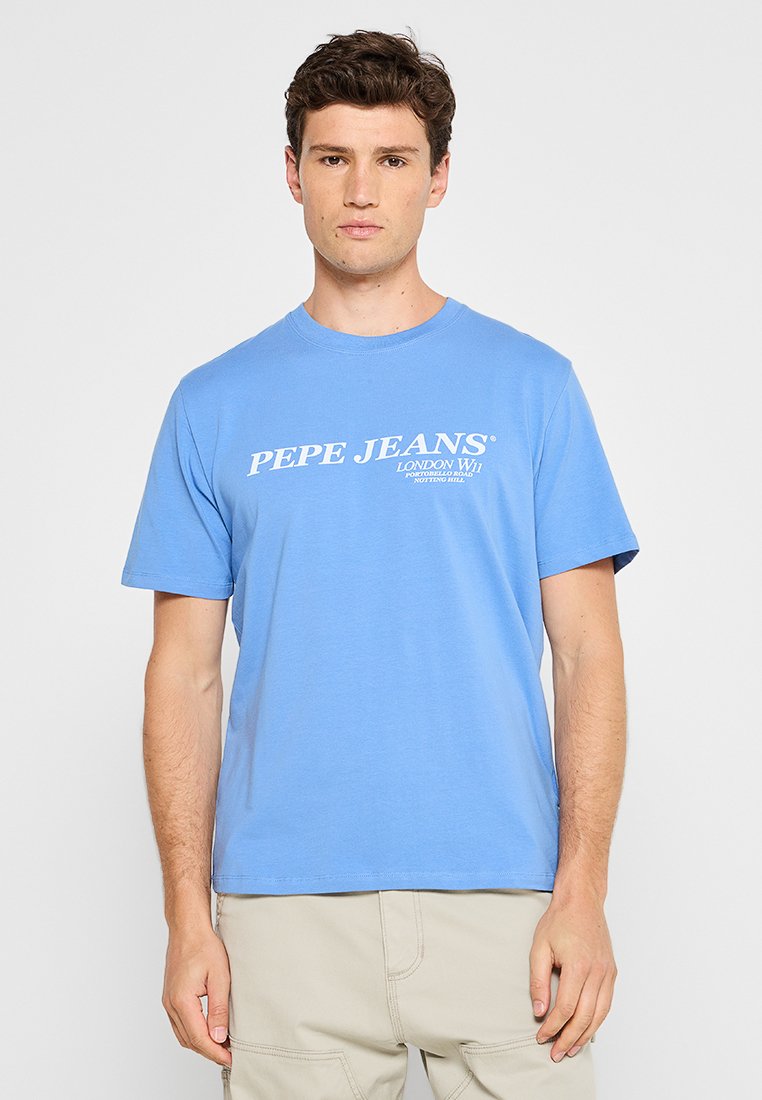 Pepe Jeans T-shirt print blauw
