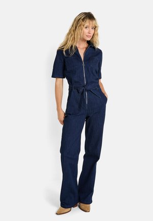 LONGUE - Combinaison en jean - dark stone