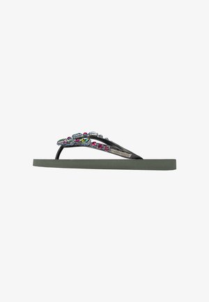 Uzurii COPA CABANA - T-bar sandals - army green