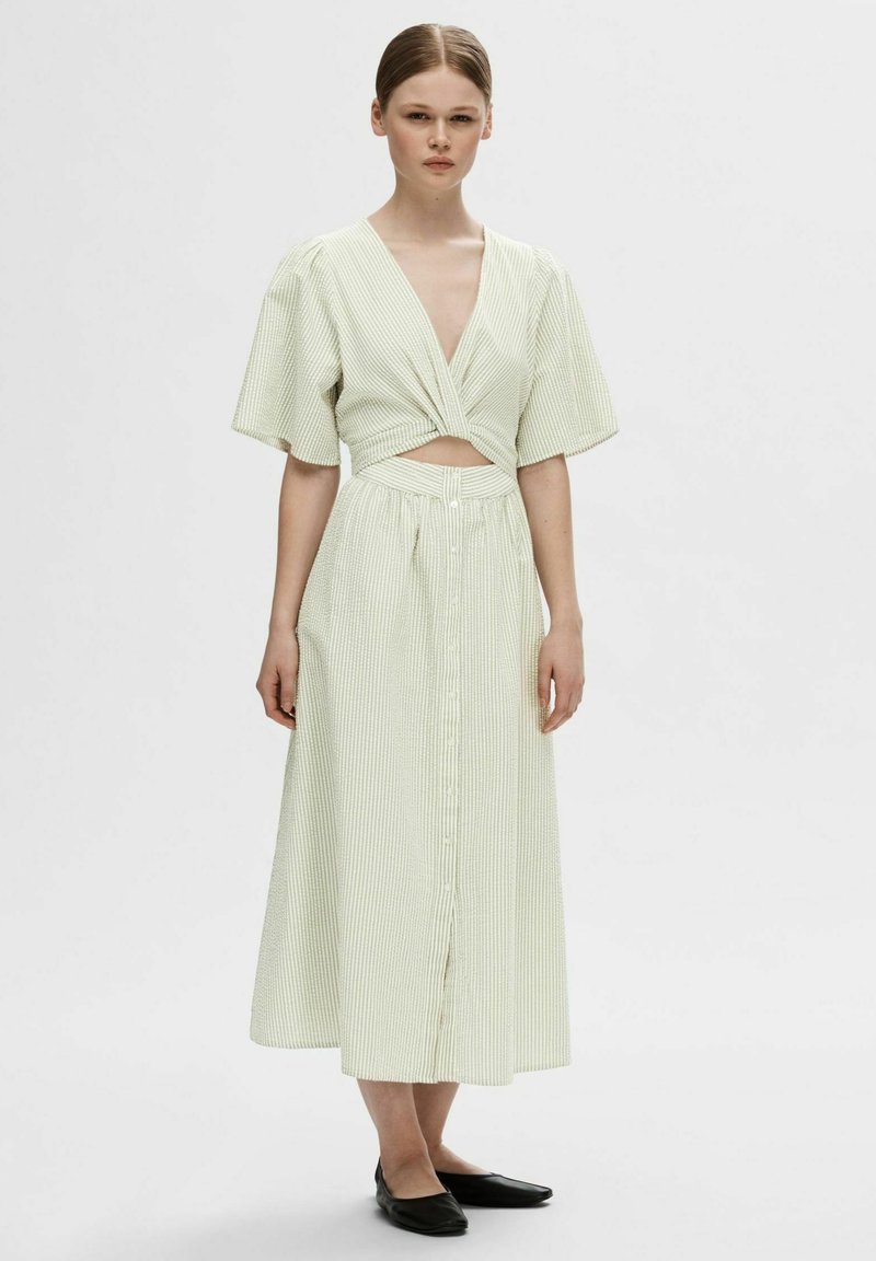 Selected Femme Jurk crème Selected Femme Jurk crème