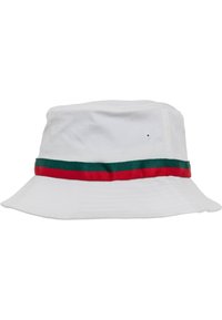 Flexfit BUCKET - Hatte - white/firered/green