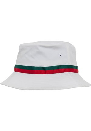 BUCKET - Hat - white/firered/green