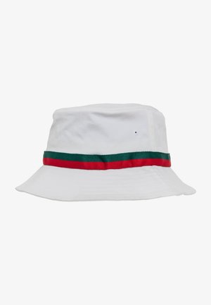Flexfit BUCKET - Hattu - white/firered/green