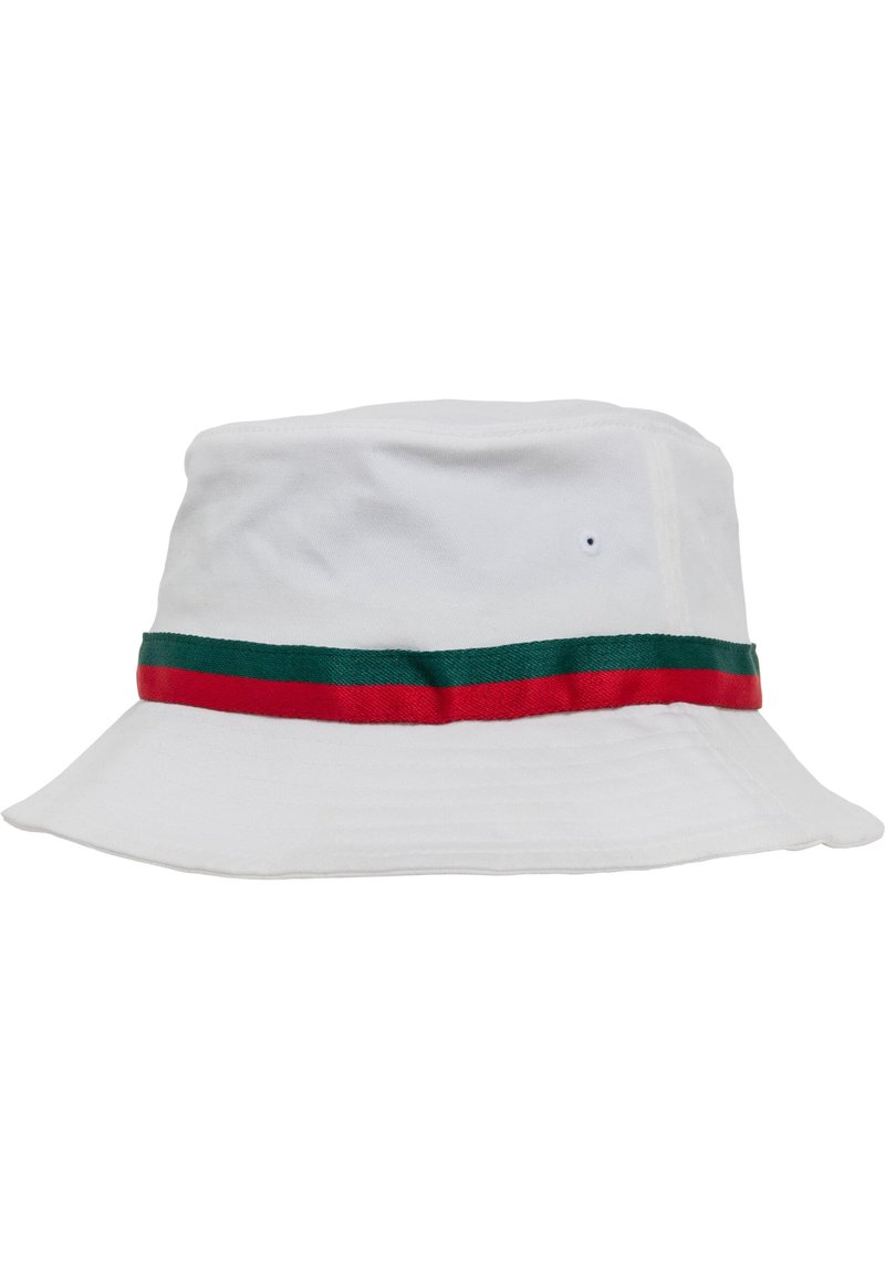 Flexfit BUCKET - Hatte - white/firered/green