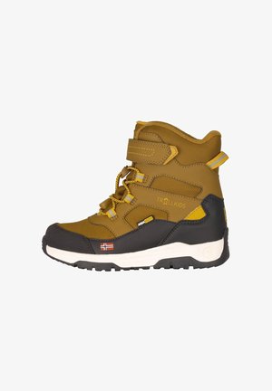 TROLLKIDS, KIDS LOFOTEN WINTER BOOTS PRO UNISEX - Snowboot/Winterstiefel - bronze/black