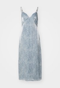 TONAL PETAL SLIP MIDI - Cocktailjurk - blue